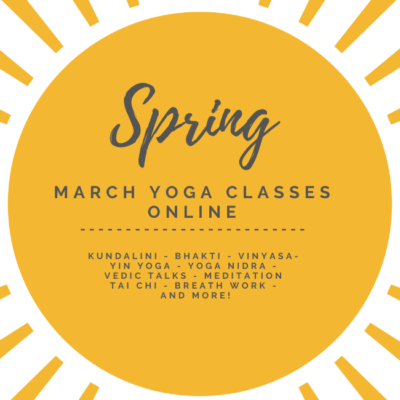 March classes sun banner